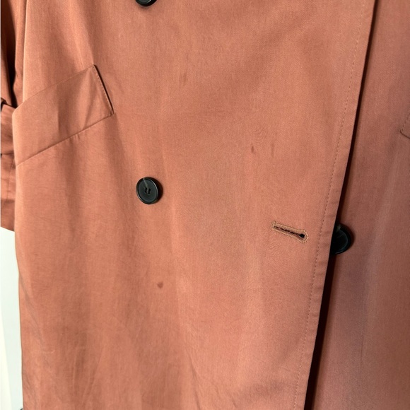 All Saints pink duster trenchcoat size xs - Picture 4 of 8